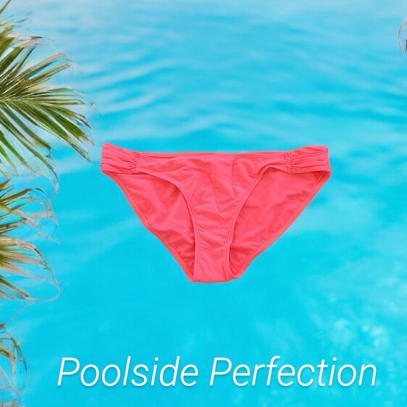 NWT Coral Tropics Apollo Swimwear 2 Piece Suit Lipstick Pink Bloomingdale’s XL - Picture 3 of 6